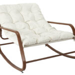 Έπιπλα Κήπου & Βεράντας Fauteuil A Bascule Miami Imitation Bois M1 Hdo7309
