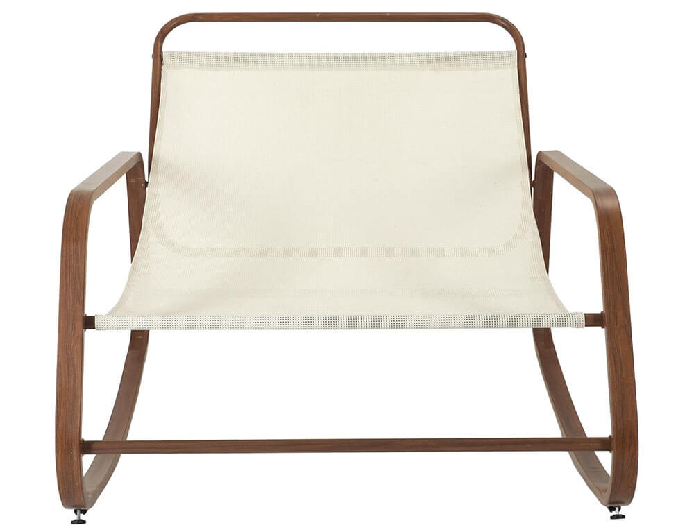 Έπιπλα Κήπου & Βεράντας Fauteuil A Bascule Miami Imitation Bois M1 Hdo7309