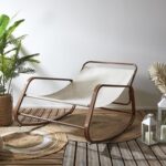 Έπιπλα Κήπου & Βεράντας Fauteuil A Bascule Miami Imitation Bois M1 Hdo7309