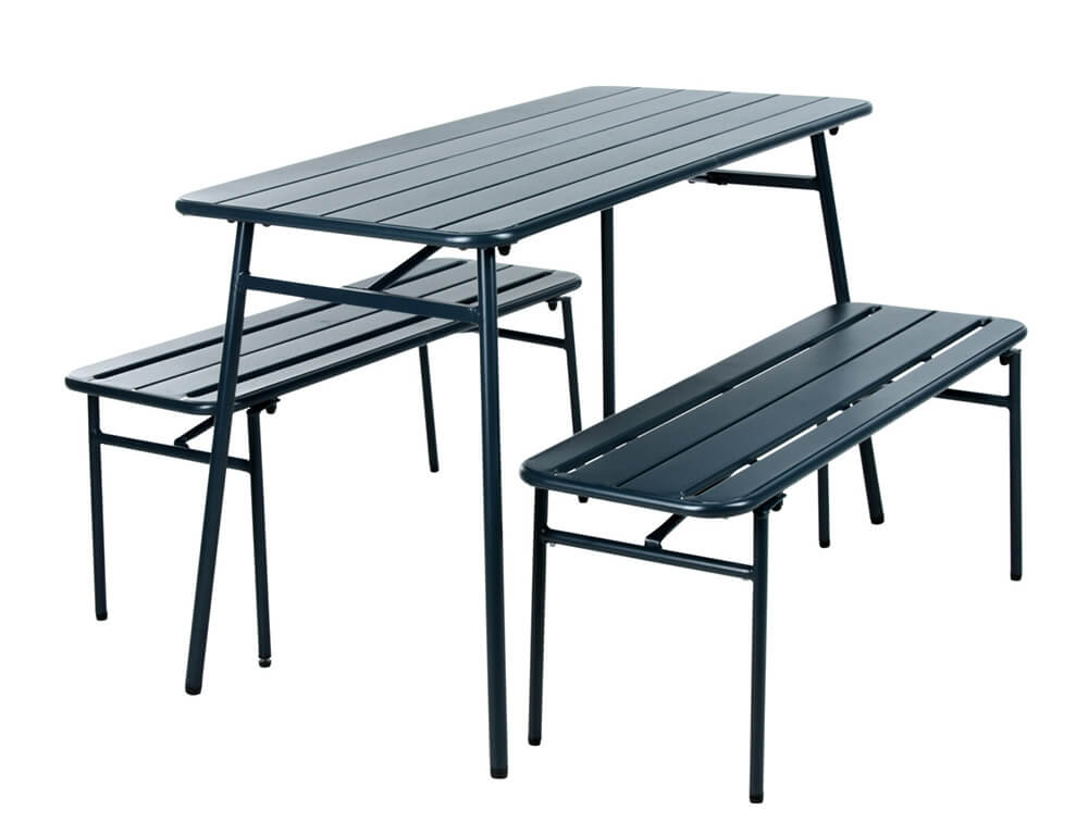 Έπιπλα Κήπου & Βεράντας Garden Furniture Set 3Pcs Blue X80000420