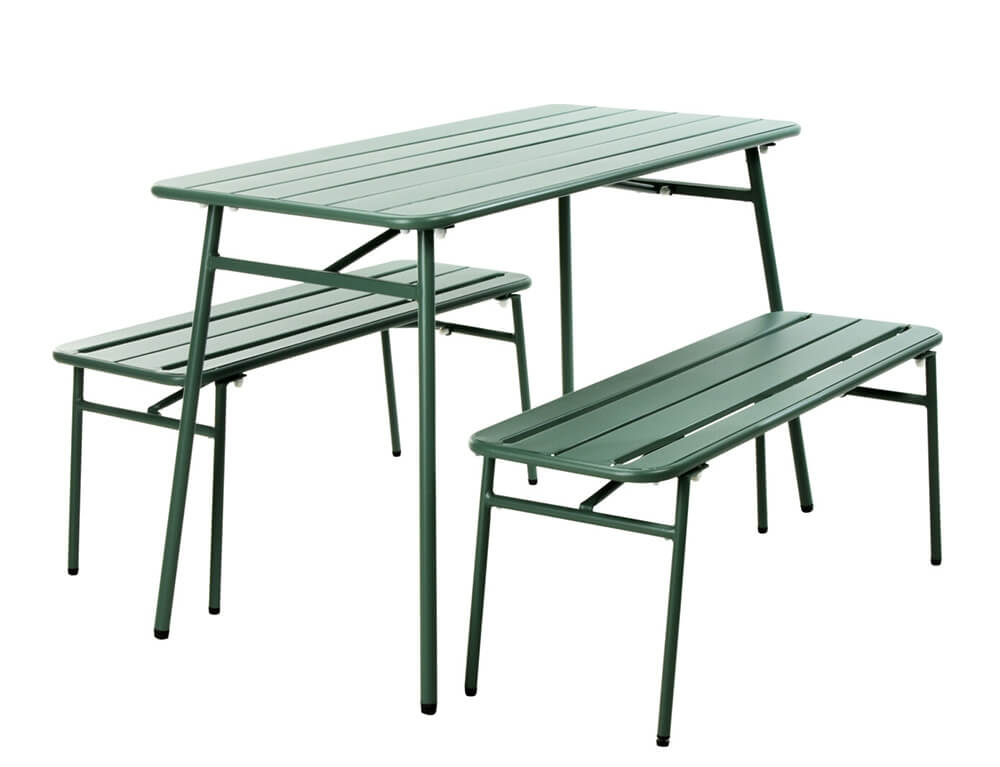 Έπιπλα Κήπου & Βεράντας Garden Furniture Set 3Pcs Gree X80000410