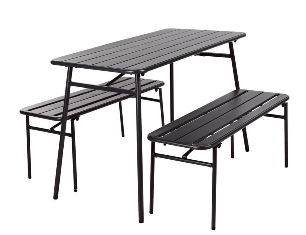 Έπιπλα Κήπου & Βεράντας Garden Furniture Set 3Pcs Grey X80000430