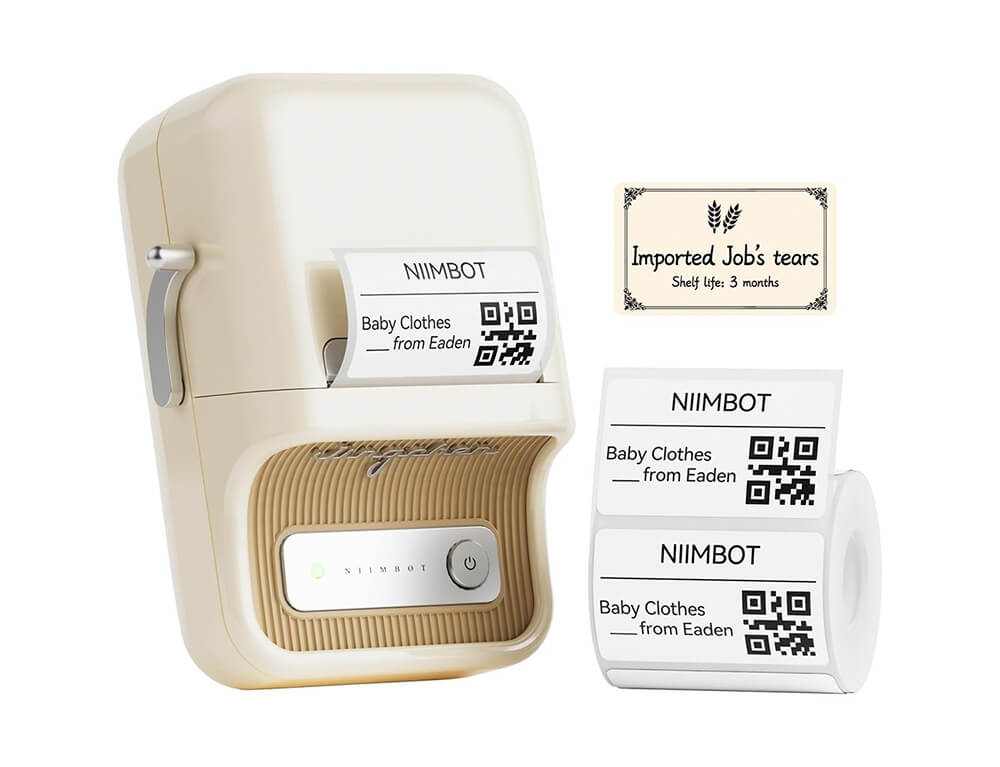 Ετικέτες & Ετικετογράφοι Οργάνωσης Niimbot Thermal Label Printer B21S 2-Inch Beige