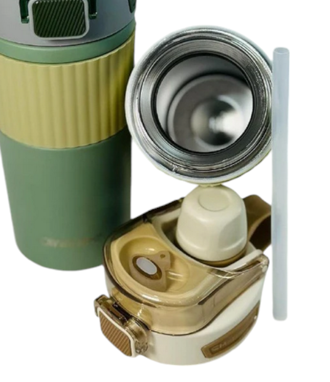 Φορητό παγούρι-θερμός - CF8235 - 600ml - 882393 - White/Grey