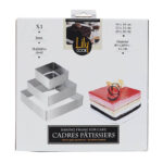 Φόρμα Για Κεικ Cadre Patissier Carre X3 M18 Kp5749