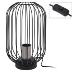 Φωτιστικά Επιδαπέδια & Επιτραπέζια Metal Lamp H&Amp;S Collection Silver Fitting  Hz160050