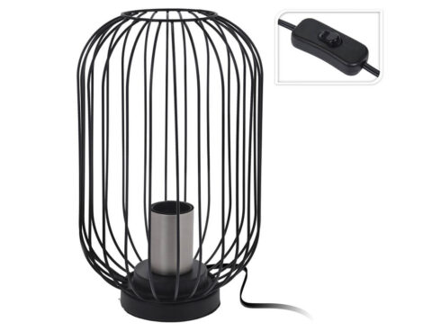 Φωτιστικά Επιδαπέδια & Επιτραπέζια Metal Lamp H&Amp;S Collection Silver Fitting  Hz160050