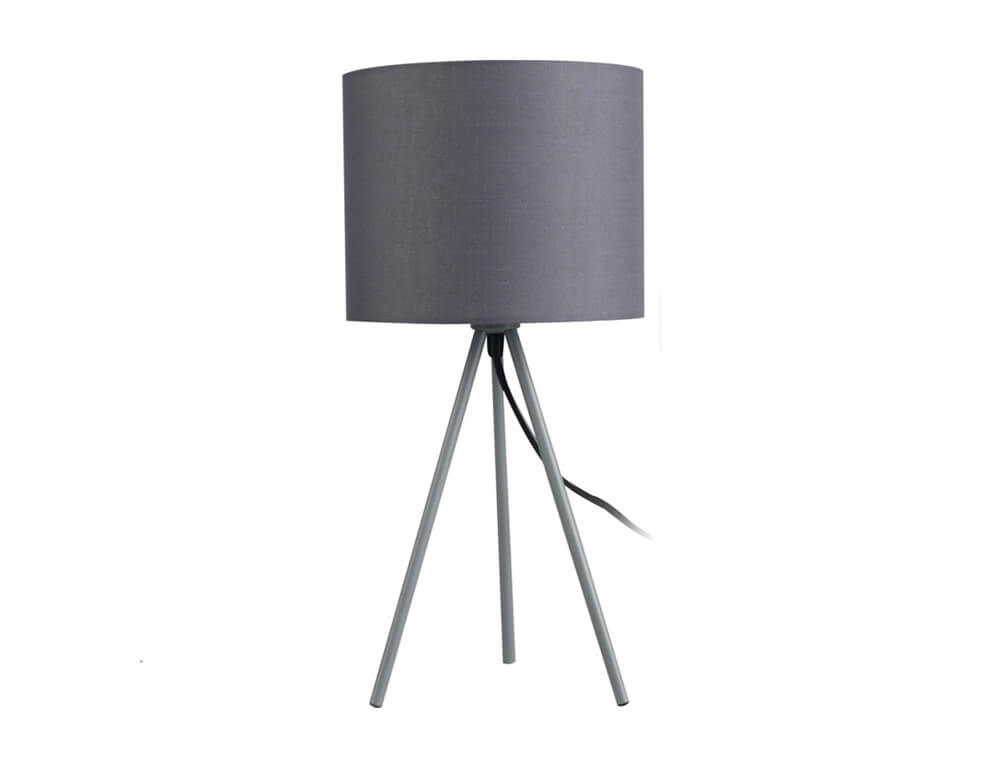Φωτιστικά Επιδαπέδια & Επιτραπέζια Table Lamp 43Cm Grey Y03000080