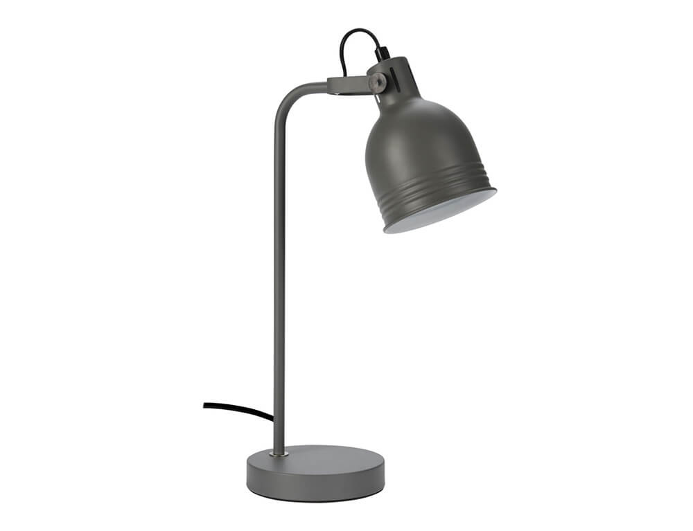 Φωτιστικά Επιδαπέδια & Επιτραπέζια Table Lamp Metal 42Cm Grey Y03000120