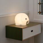 Φωτιστικά Μπαταρίας & Ηλιακά Elephant Lamp Bundle Of Light 15 Cm White