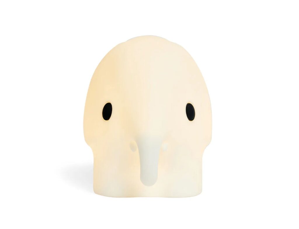 Φωτιστικά Μπαταρίας & Ηλιακά Elephant Lamp Bundle Of Light 15 Cm White