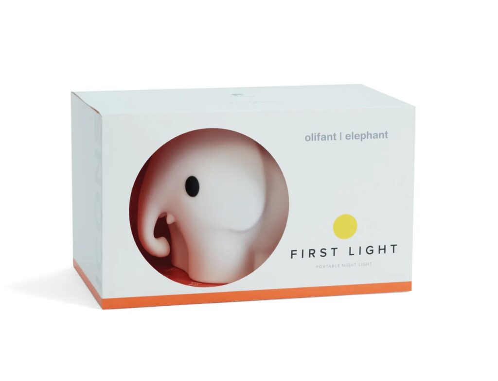 Φωτιστικά Μπαταρίας & Ηλιακά Elephant Lamp Bundle Of Light 18 Cm White