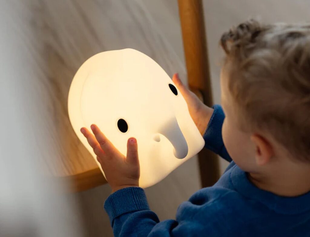 Φωτιστικά Μπαταρίας & Ηλιακά Elephant Lamp Bundle Of Light 18 Cm White