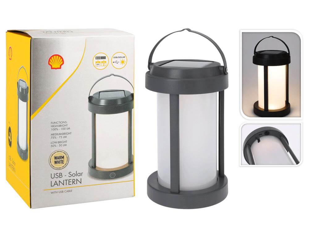 Φωτιστικά Μπαταρίας & Ηλιακά Φωτιστικο Solar Camping Shell Dt3300300
