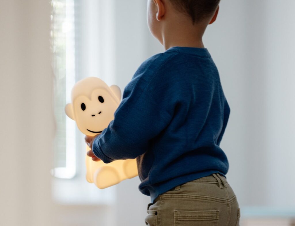 Φωτιστικά Μπαταρίας & Ηλιακά Monkey Lamp Bundle Of Light 15 Cm White