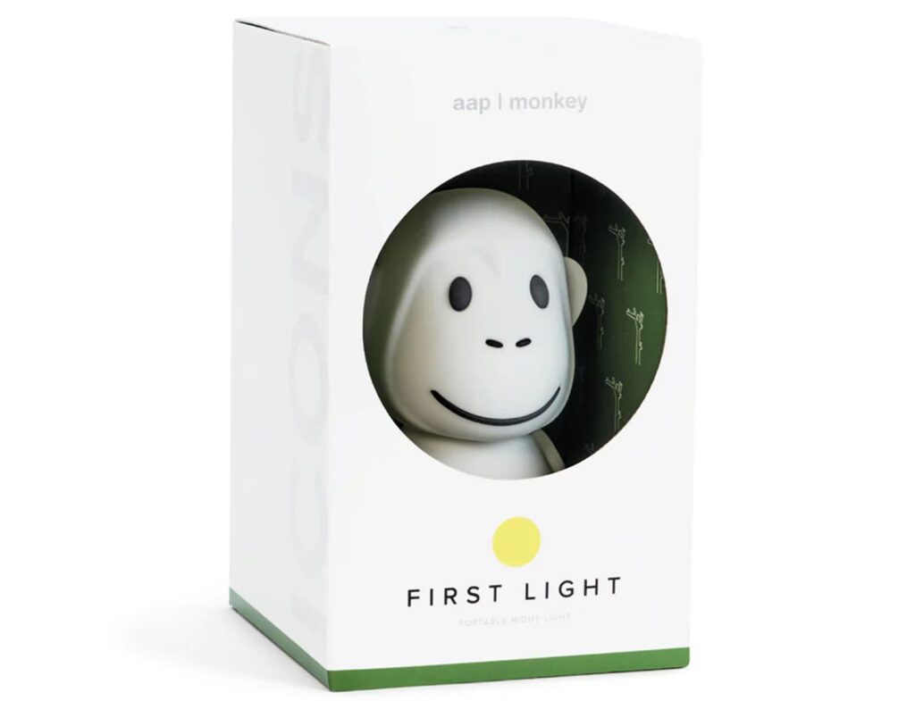 Φωτιστικά Μπαταρίας & Ηλιακά Monkey Lamp Bundle Of Light 23 Cm White