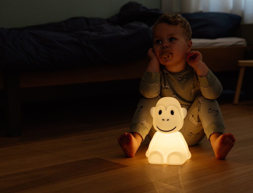 Φωτιστικά Μπαταρίας & Ηλιακά Monkey Lamp Bundle Of Light 23 Cm White