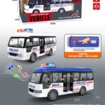 Ηλεκτρονικό λεωφορείο Police με φωτισμό - YM-9906B - 917328