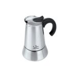 Ιταλικη καφετιερα JATA CAX106 ODIN * Ασημί Μέταλλο Ανοξείδωτο ατσάλι 6 φλιτζάνια