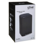 Κάδοι Απορριμάτων 30L Metal Dustbin Ariane Black Five 133684