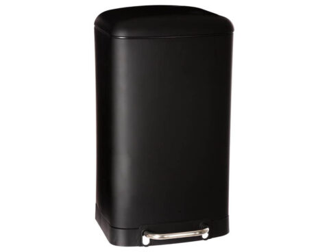 Κάδοι Απορριμάτων 30L Metal Dustbin Ariane Black Five 133684