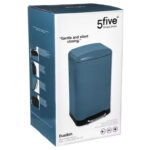 Κάδοι Απορριμάτων 30L Metal Dustbin Ariane Blue
