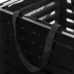 Καλάθια Για Άπλυτα 65L Black Wood Laundry Basket Marque : Five