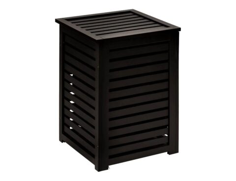 Καλάθια Για Άπλυτα 65L Black Wood Laundry Basket Marque : Five