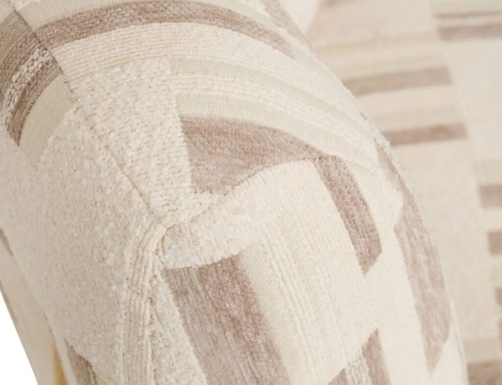 Καρέκλες & Πολυθρόνες Calix Wht/Nat Chen Armchair Marque : Atmosphera