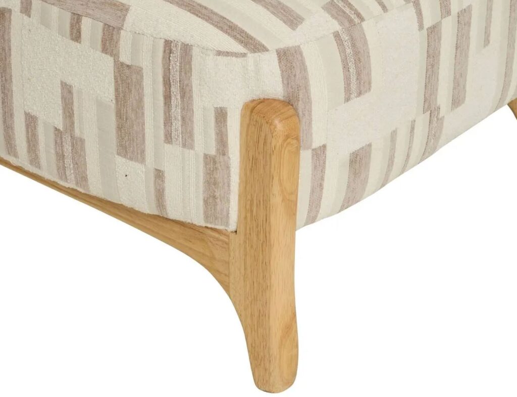 Καρέκλες & Πολυθρόνες Calix Wht/Nat Chen Armchair Marque : Atmosphera