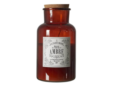 Κεριά Διακοσμητικά Amber Scented Candle Maison Tradition H25.5Cm M2 B