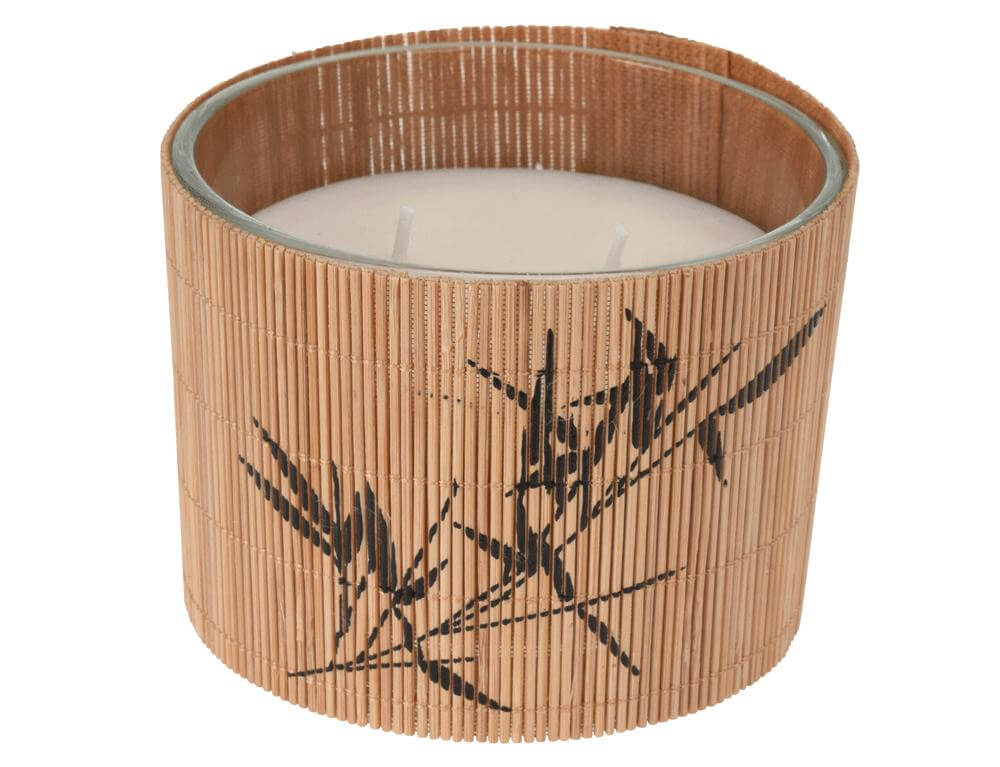 Κεριά Διακοσμητικά Kepi Me Bamboo Περιτυλιξη Cc5061730