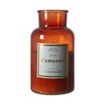Κεριά Διακοσμητικά Scented Candle Almond Apo Chic H25.5Cm M2 Bo0133