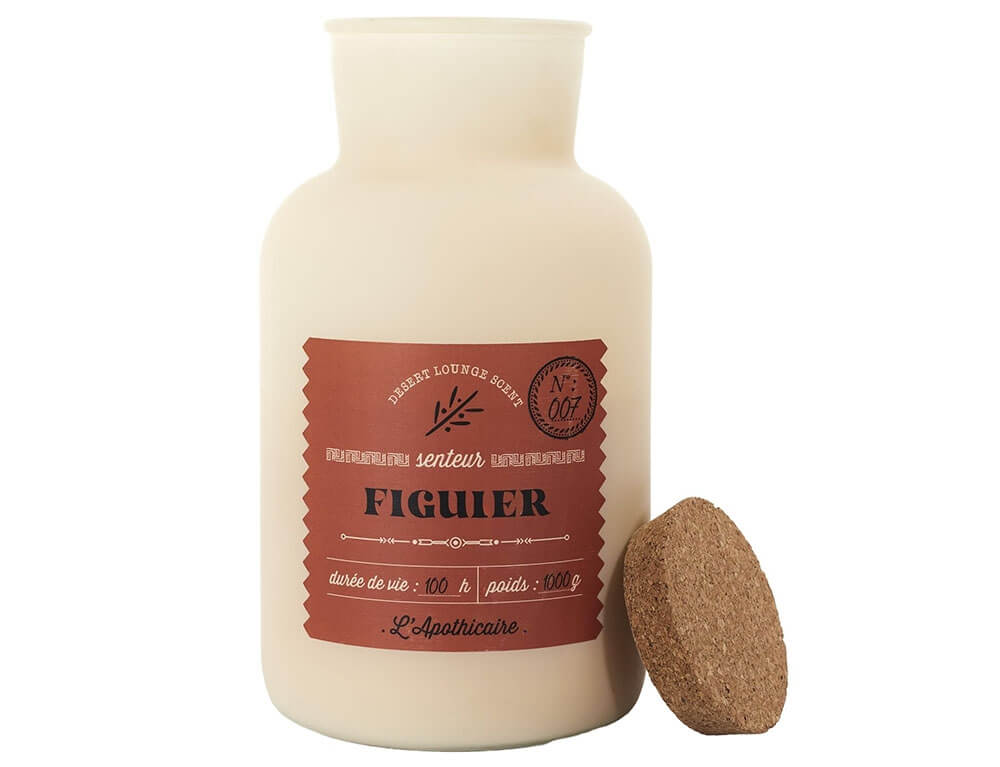 Κεριά Διακοσμητικά Scented Candle Fig Desert H25.5Cm M2 Bo0125