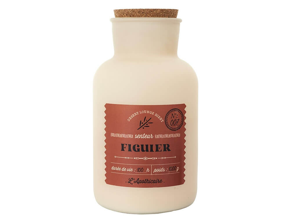 Κεριά Διακοσμητικά Scented Candle Fig Desert H25.5Cm M2 Bo0125