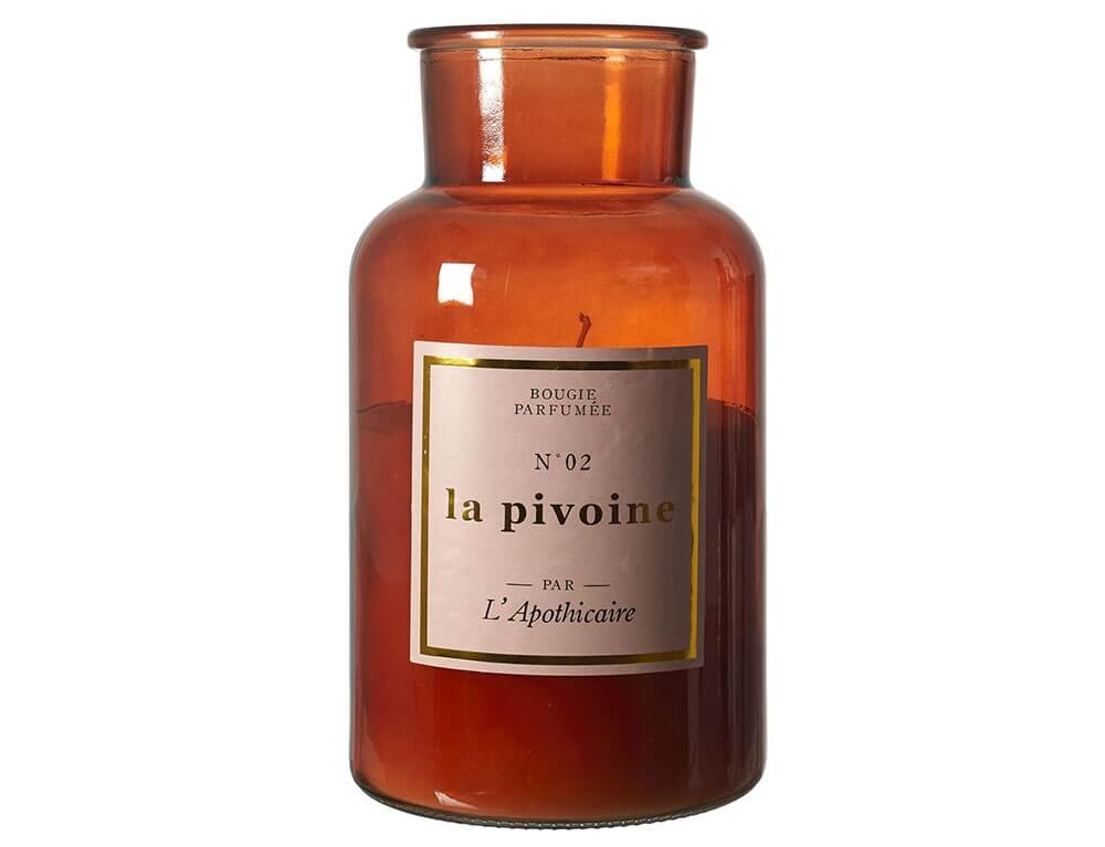 Κεριά Διακοσμητικά Scented Candle Peony Apo Chic H25.5Cm M2 Bo0134