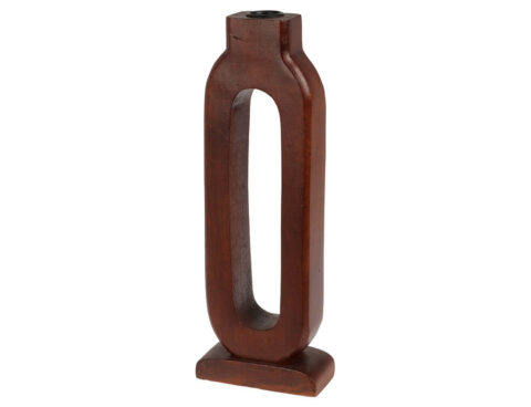 Κηροπήγια & Κηροσβέστες Candle Holder Oval H30 Walnut  A68100080