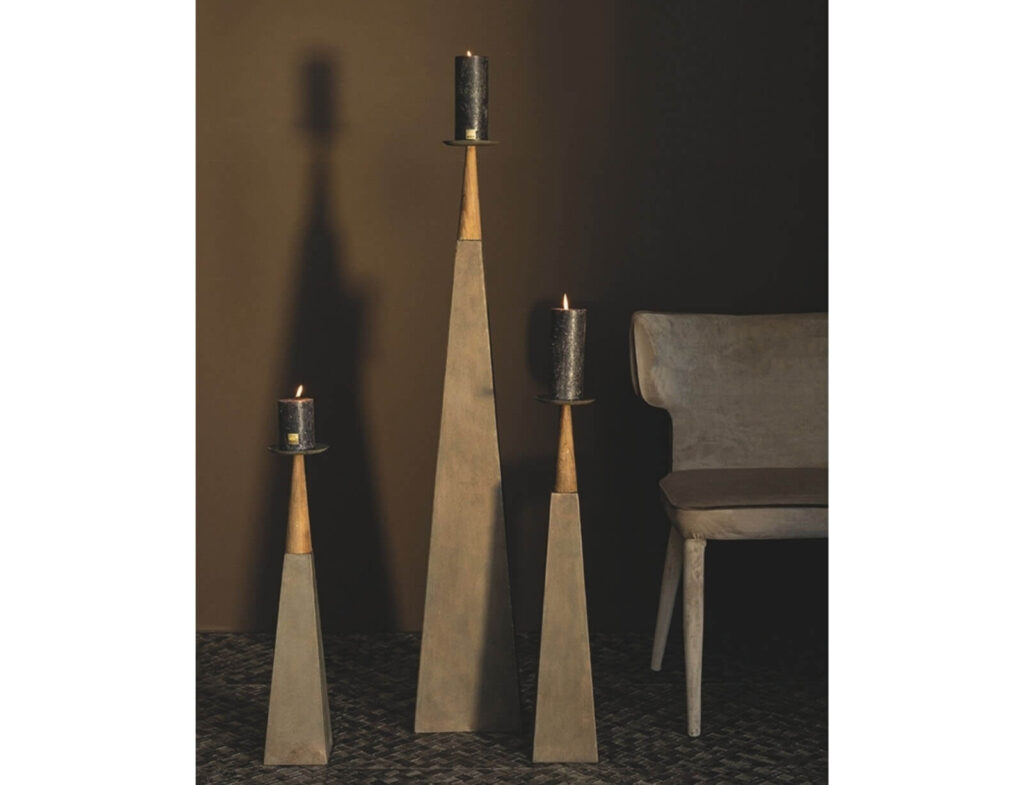 Κηροπήγιο Ptmd Cinder - 120Cm