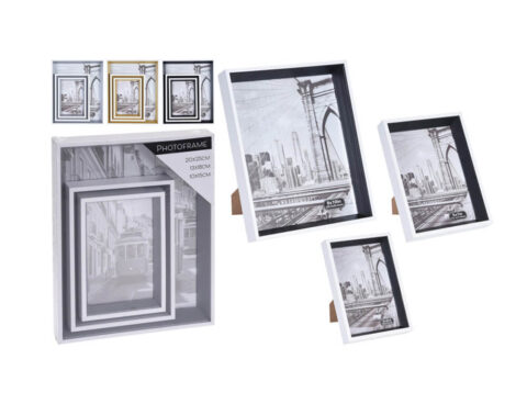 Κορνίζες Photoframe Set Of 3T Assor 836315100