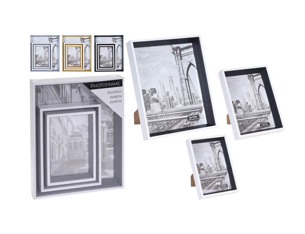 Κορνίζες Photoframe Set Of 3T Assor 836315100