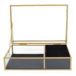Κοσμηματοθήκες Glass And Black Velvet Jewellery Box