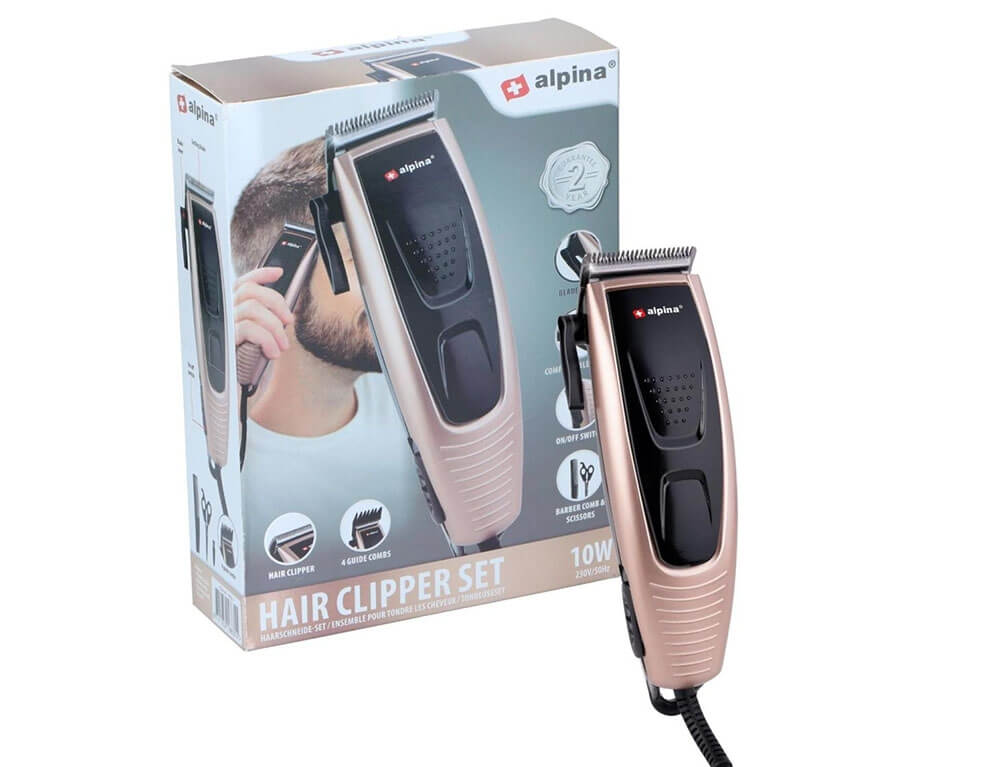 Κουρευτικές Μηχανές & Σετ Περιποίησης Hair Clipper Alpina 12W Abs Cb