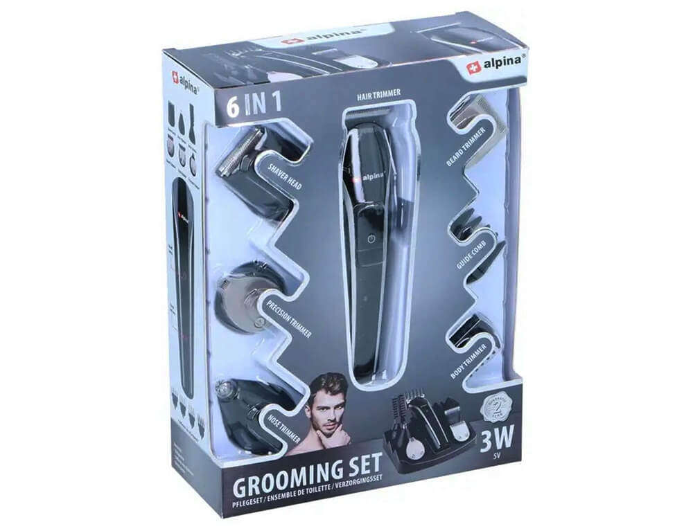 Κουρευτικές Μηχανές & Σετ Περιποίησης Hair Trimmer Alpina Rechargeable 600M 6In1