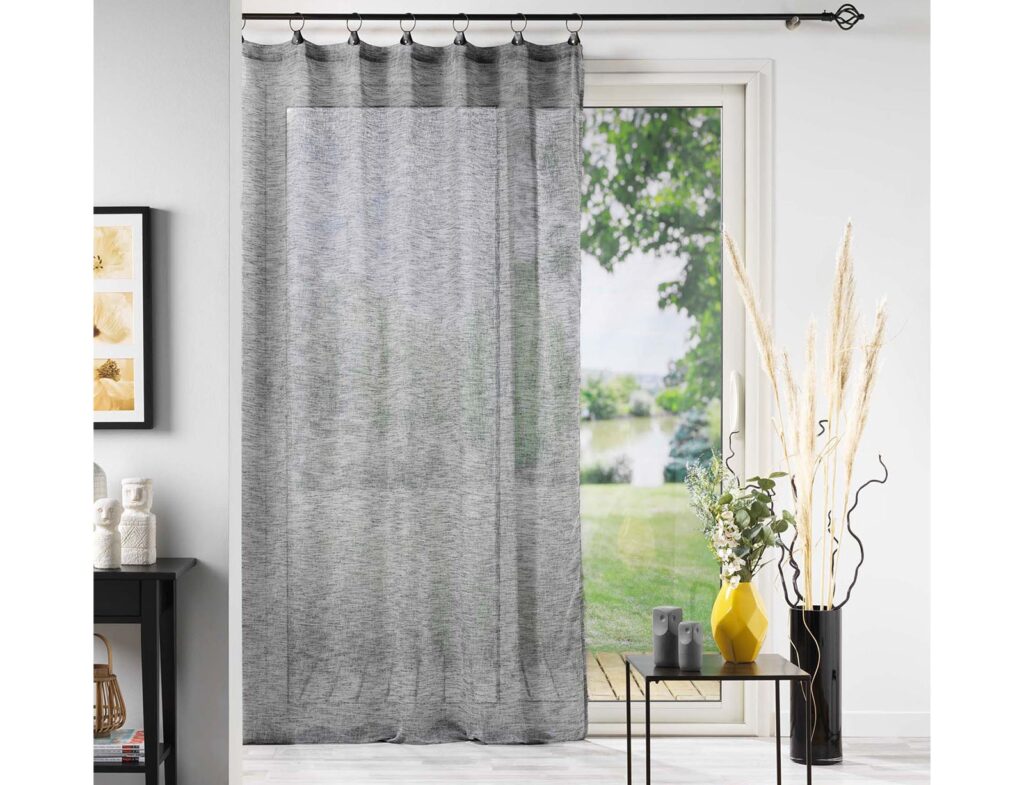 Κουρτίνα Linka Douceur D'intérieur - 140X240Cm - Σκούρο Γκρι