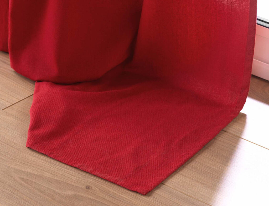 Κουρτίνα Twily Douceur D'intérieur - 135X180Cm - Κόκκινο