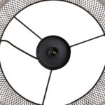 Κρεμαστό Φωτιστικό Mesh Ptmd - 80Cm - Μαύρο