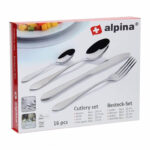 Μαχαιροπίρουνα Cutlery Set 16Pc Alpina Ss18/0 Cb Mirror Polish