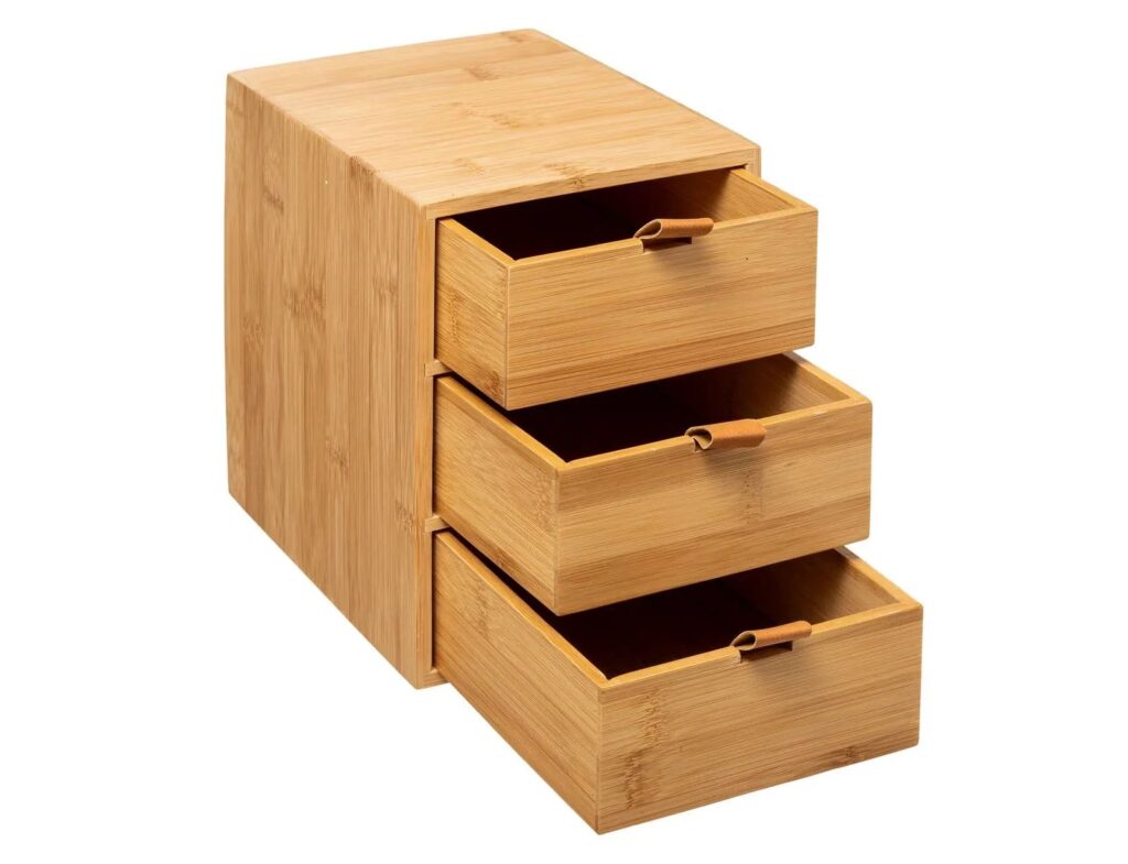 Organizers & Θήκες Τακτοποίησης 3 Drawer Bam Leather Box Tidy Marque : Five