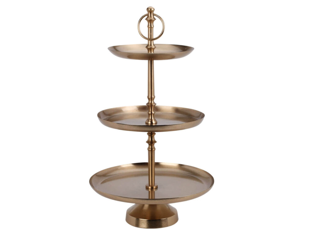 Οργάνωση Τραπεζιού Etagere 3 Layers 30X50Cm Gold A67101530