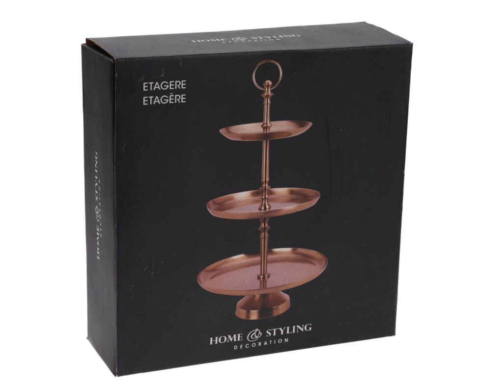 Οργάνωση Τραπεζιού Etagere 3 Layers 30X50Cm Gold A67101530